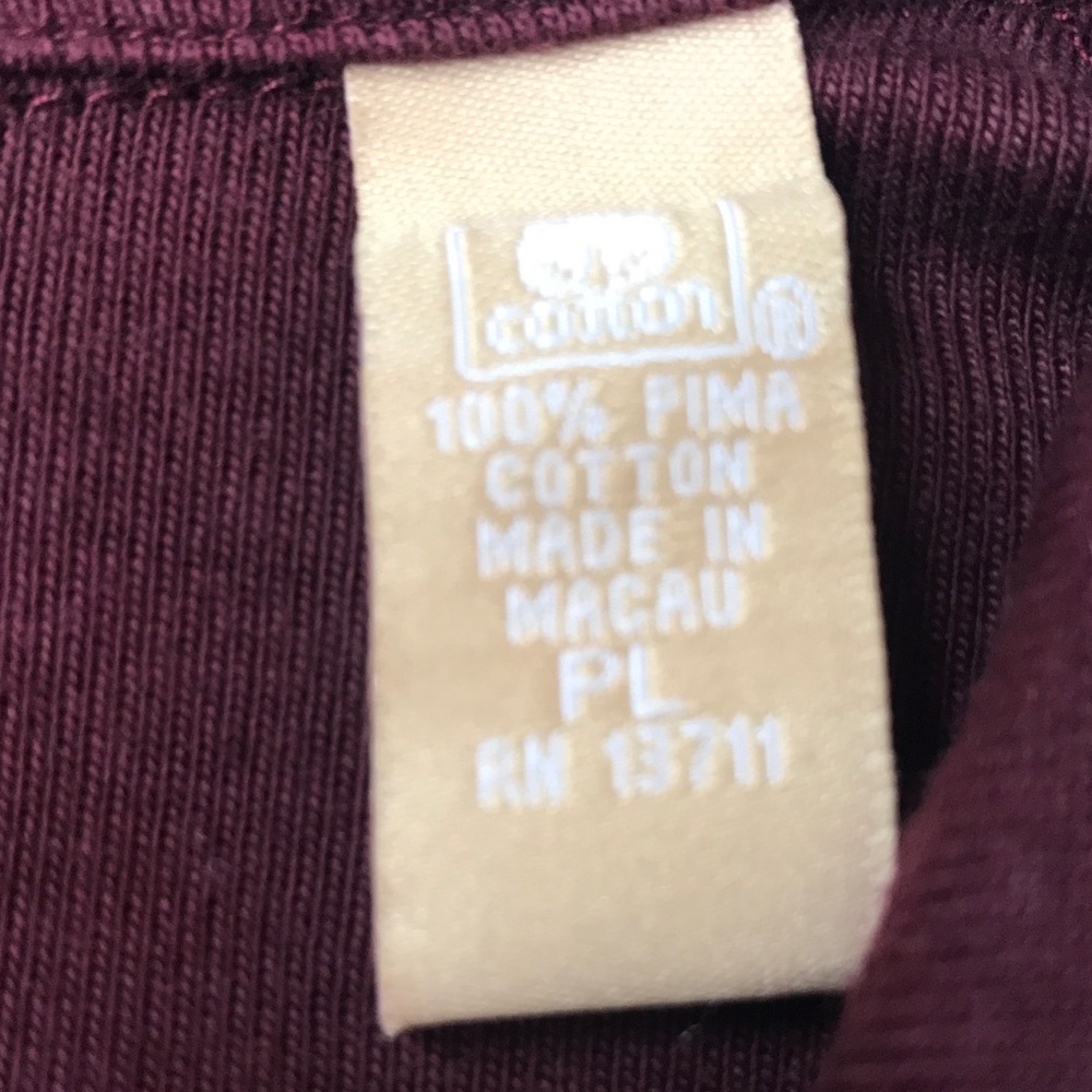 Kate Hill Petite Burgundy Top - Picture 5 of 5
